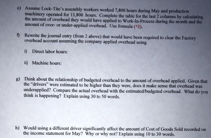 April 30 Cost of goods manuf 61.000 398,800 425,600 Cost of goods