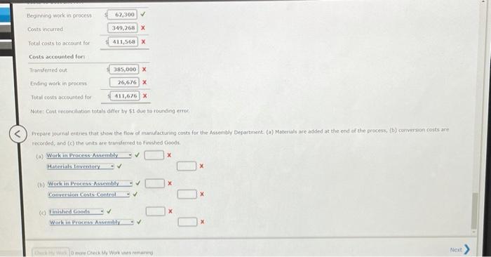 25,000 ? Units transferred out 30,000 35,000 Costs: 2 $56,250 $39,550 Transferred