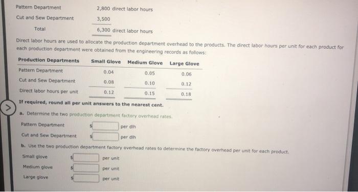 Department Factory Overhead Rate Method Handy Leather, Inc., produces three sizes of