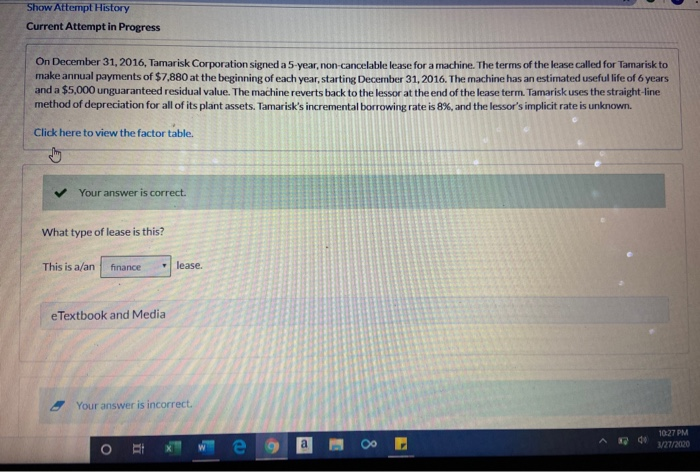  Show Attempt History Current Attempt in Progress On December 31, 2016,