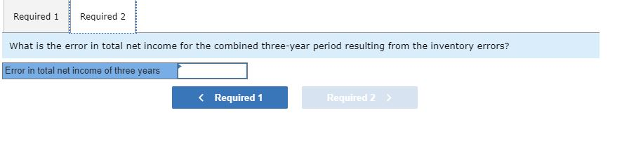 recently discovered that in making physical counts of inventory, it had made