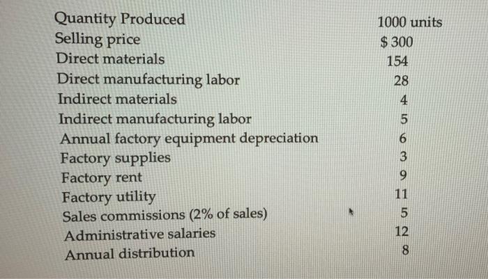  please solve each problem and show the formula used to obtain