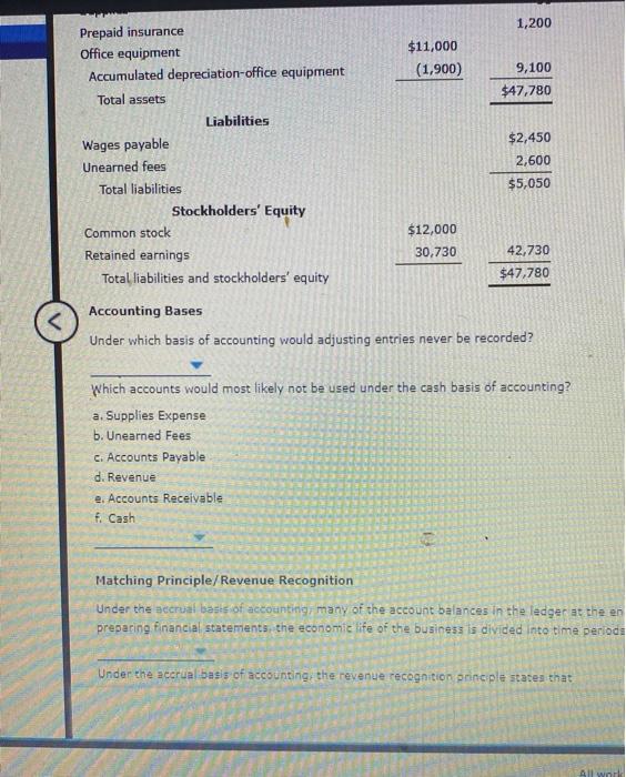 For the Year Ended December 31, 20Y3 Fees earned $70,200 Wages expense