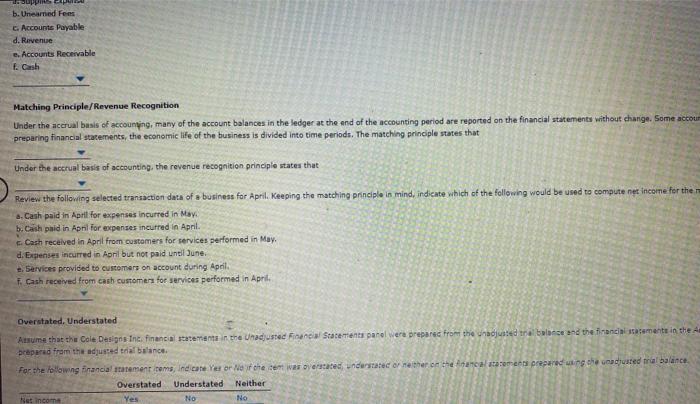 (44,750) Net income $25,450 Cole Designs Inc. Balance Sheet December 31, 2013