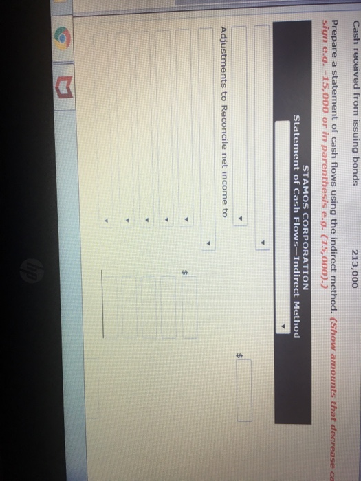 Exercise 17-06 (Video) The following information is available for Stamos Corporation for
