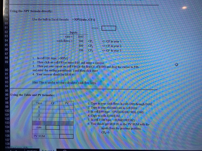 various compounding periods and at different discount rates. The Problem RST Corporation