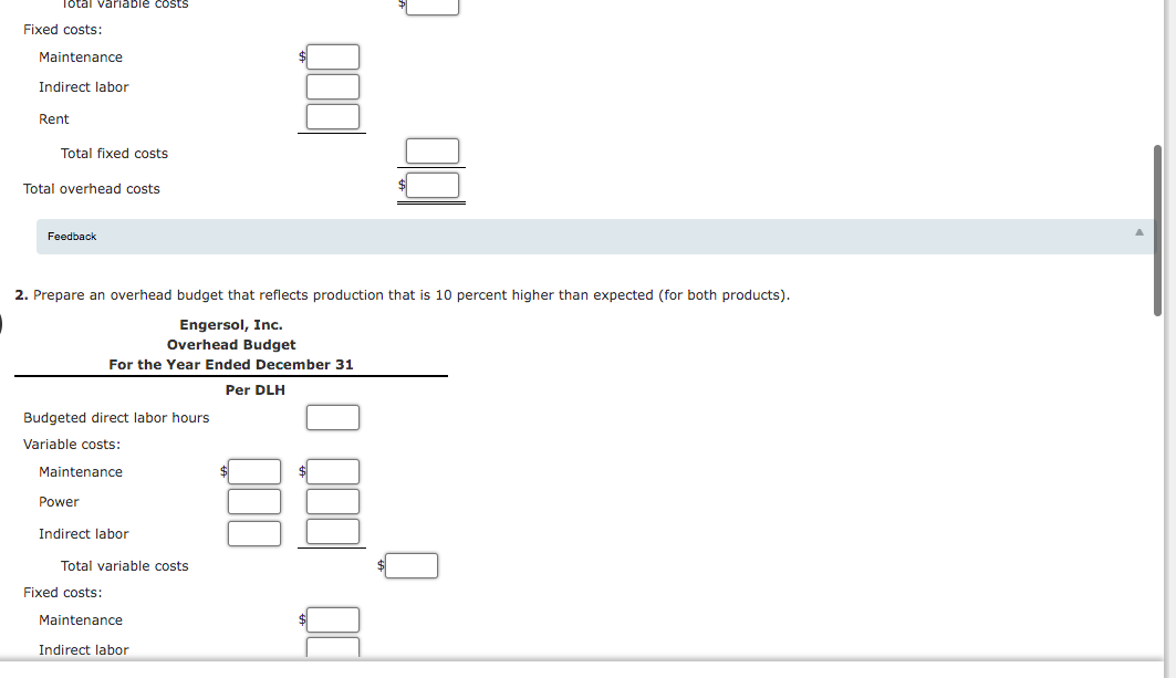 Bless You Flexible Budget In an attempt to improve budgeting, the controller