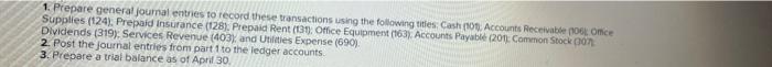 prepaid $7,200 cash for 12 months' rent for office space. Hint: Debit
