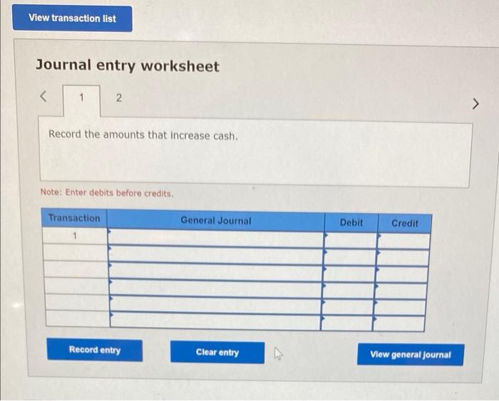 bank deposits only once per week. The following provides information from the