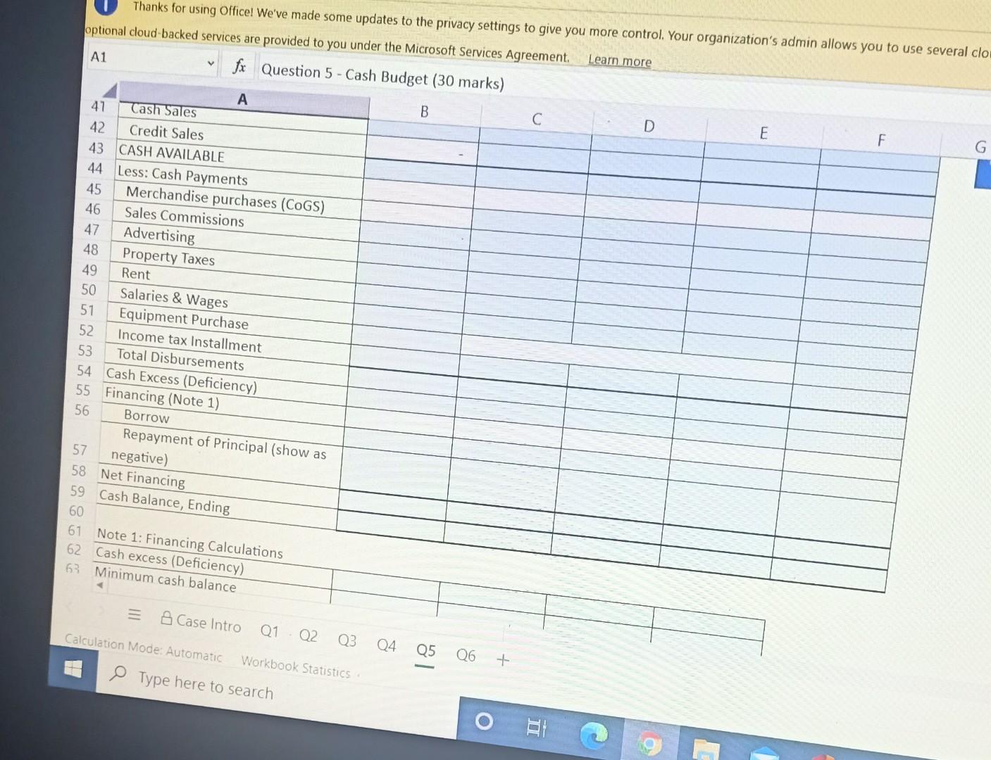 using Office! We've made some updates to the privacy settings to give