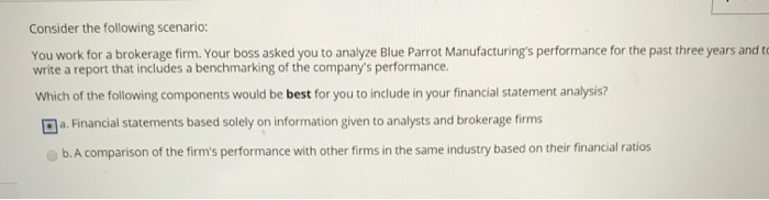 and risk. Which of the following would, generally, indicate an improvement in