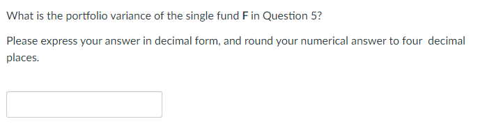 risk-free rate are allowed, there is a unique fund F of risky