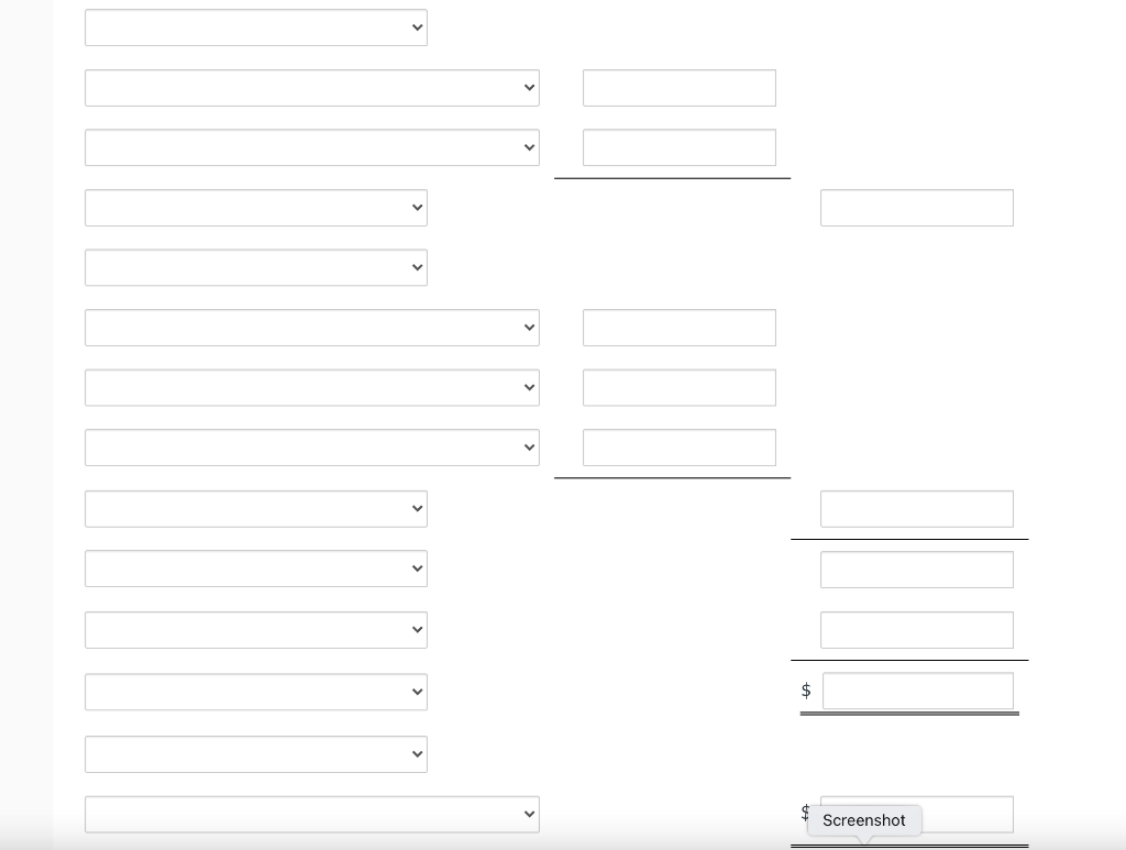 Equipment 71,500 61,500 Accumulated depreciation (22,250) (14,500) Total assets $ 208,750 $206,250