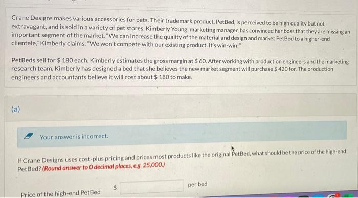 help pls Crane Designs makes various accessories for pets. Their trademark product,