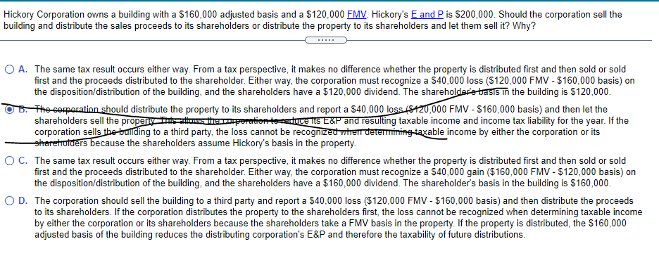 I know the answer isn't B. Please help and explain, thank you!