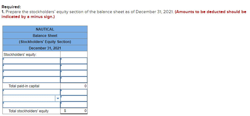 stockholders' equity (LO10-7) (The following information applies to the questions displayed below.]