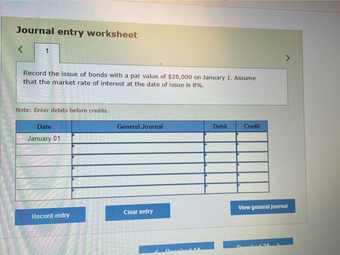 semiannually on June 30 and December 31. The bonds have a $28,000