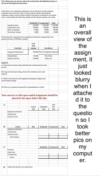 view the right side of the answer page. please make the answers