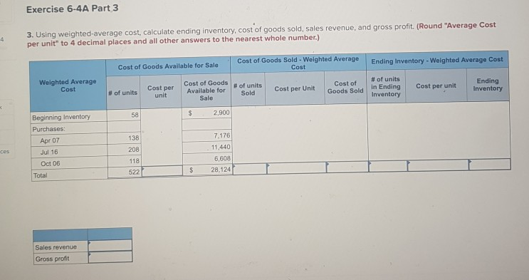 rising (LO6-3) [The following information applies to the questions displayed below.) During