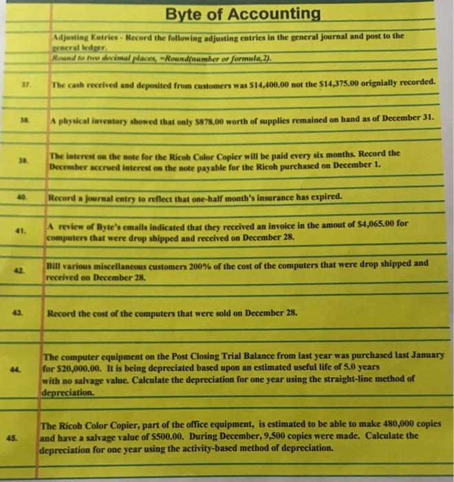 Receivable 12 Allowance for Double Accounts 1130 Pregard insurance 1140 Prepaid Rent