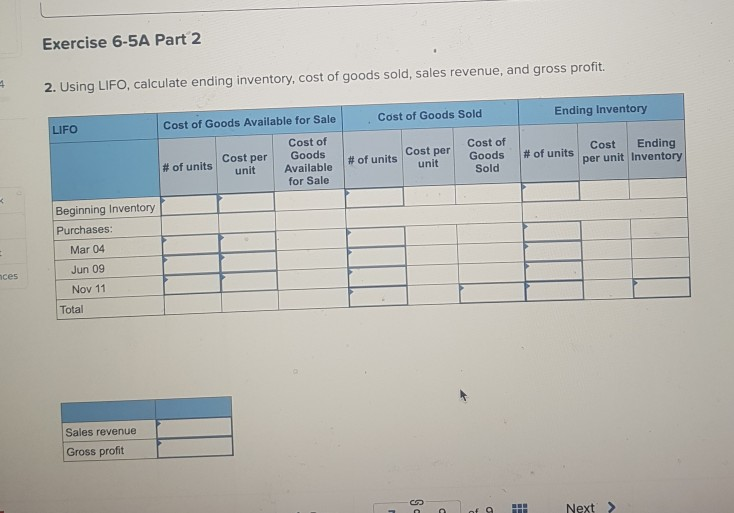 are declining (L06-3) [The following information applies to the questions displayed below.)