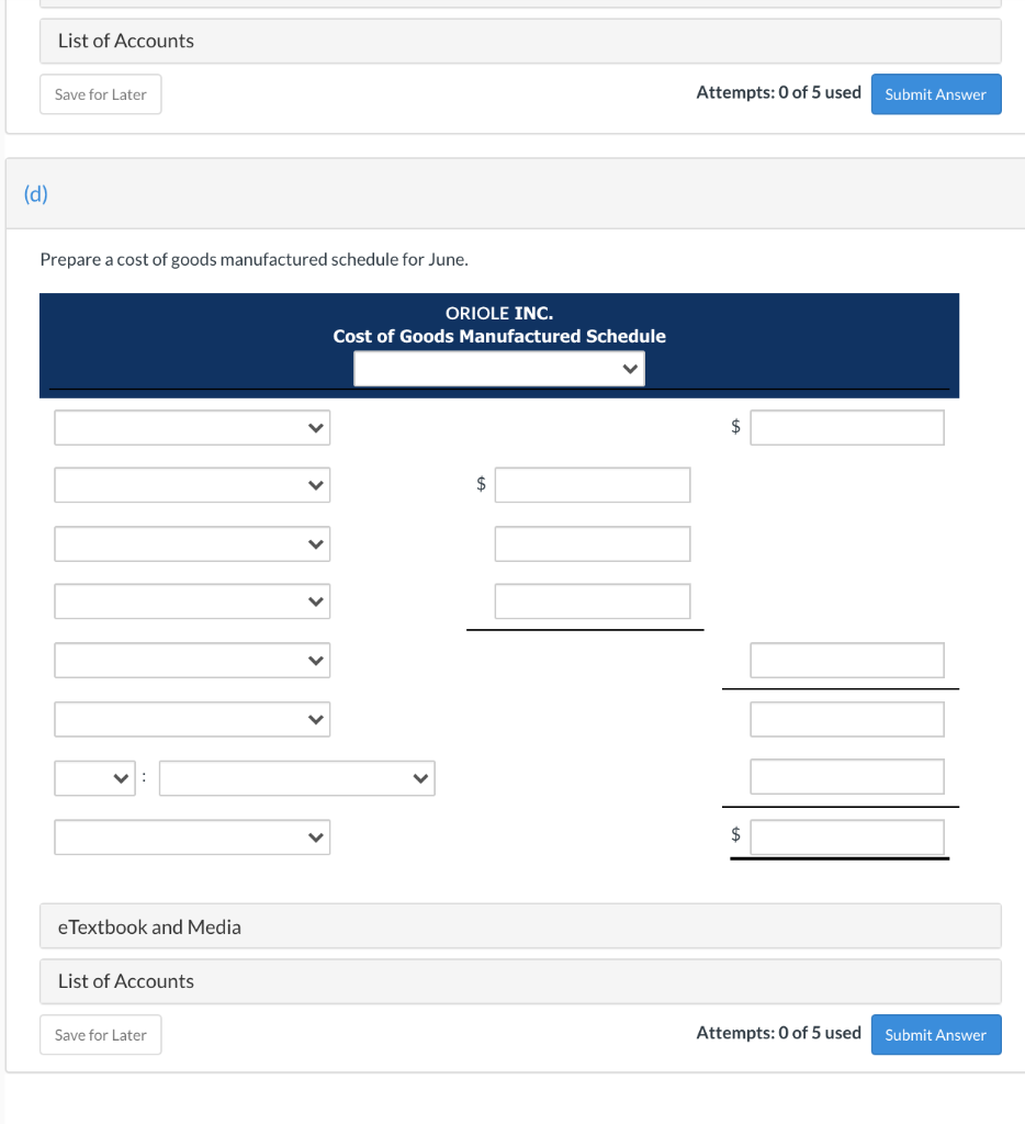 Work in Process Inventory $5,675 Manufacturing Overhead Incurred $29,300 Subsidiary data for