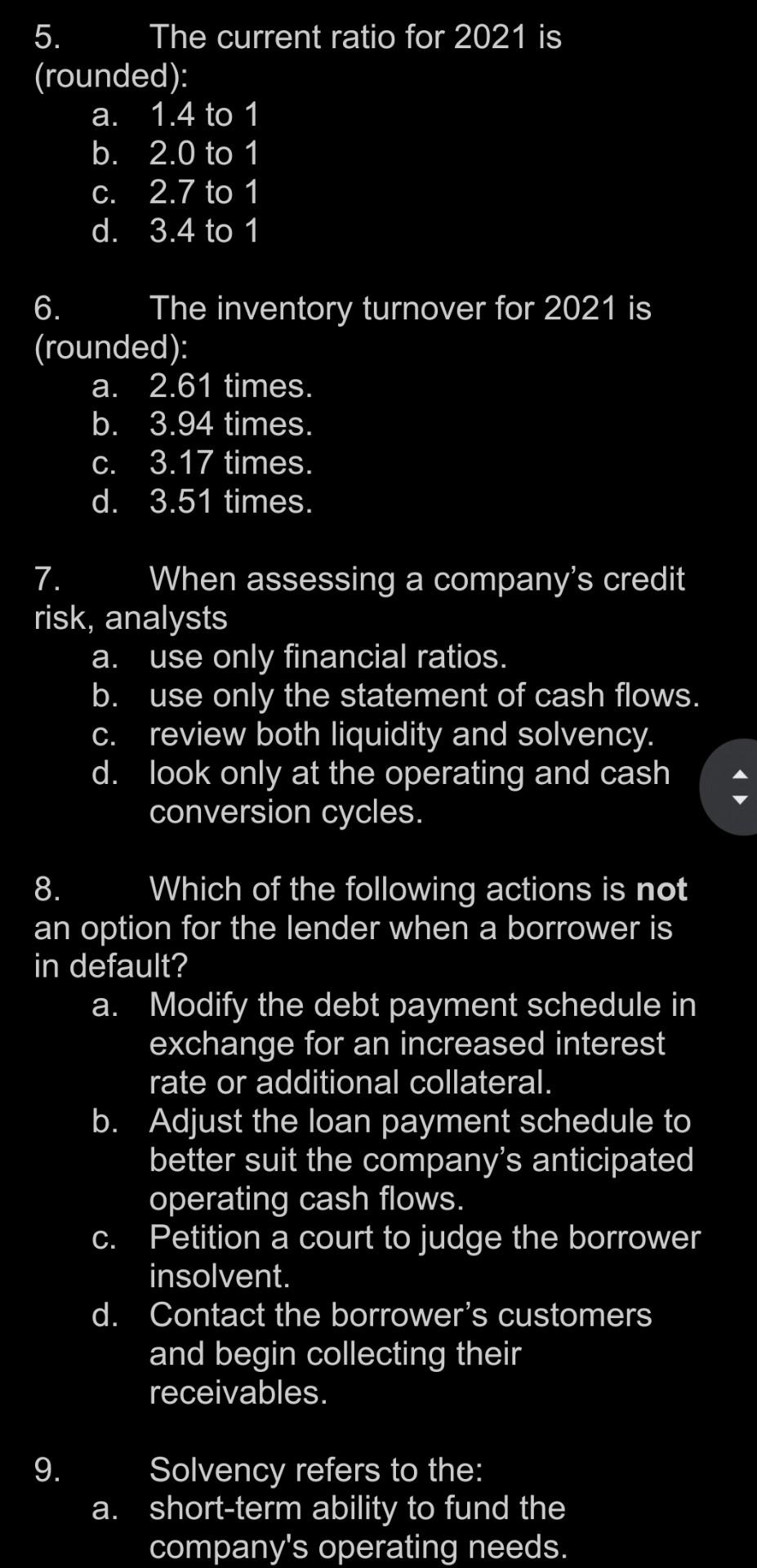 analysis except a. cause-of-change analysis. b. trend statements. C. common-size statements. d.