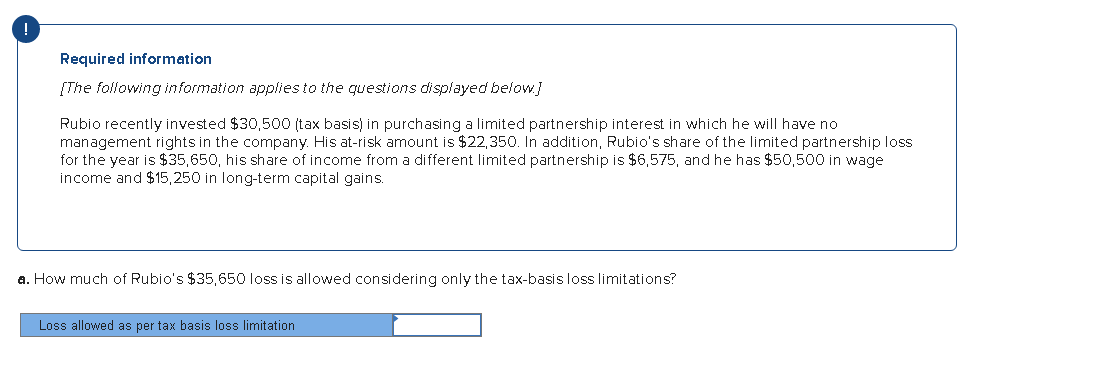 I need help with this accounting question ASAP ! Required information {The