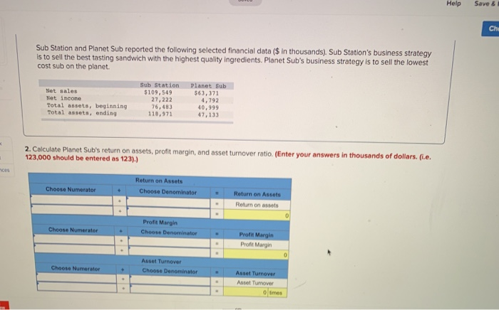  Help Save & Sub Station and Planet Sub reported the following