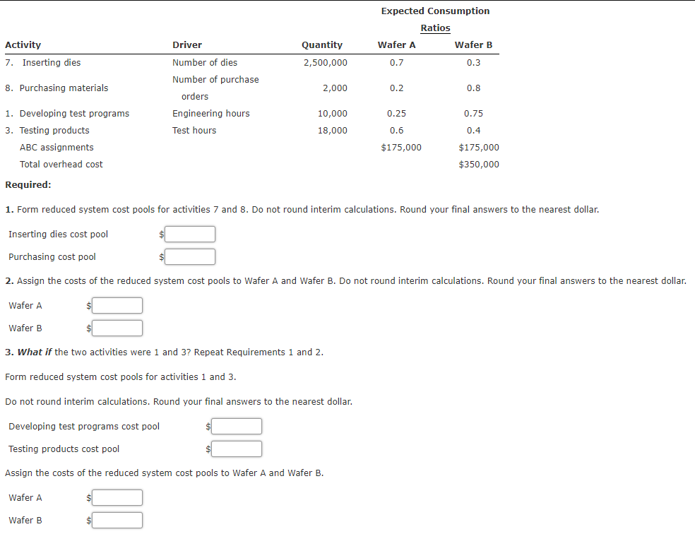  Simplifying the ABC System: Equally Accurate Reduced ABC Systems Selected activities