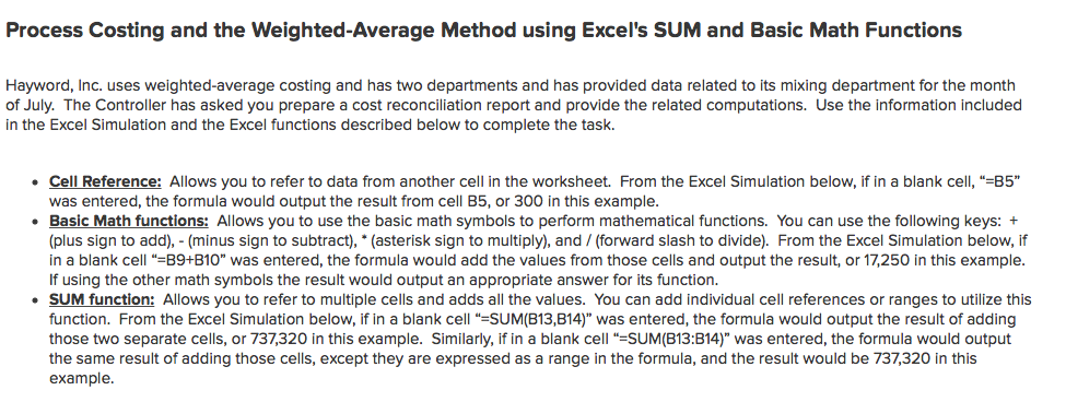 Mixing Department 34 Cost per Equivalent Unit 35 Materials 36 Cost of