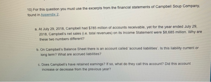  10) For this question you must use the excerpts from the