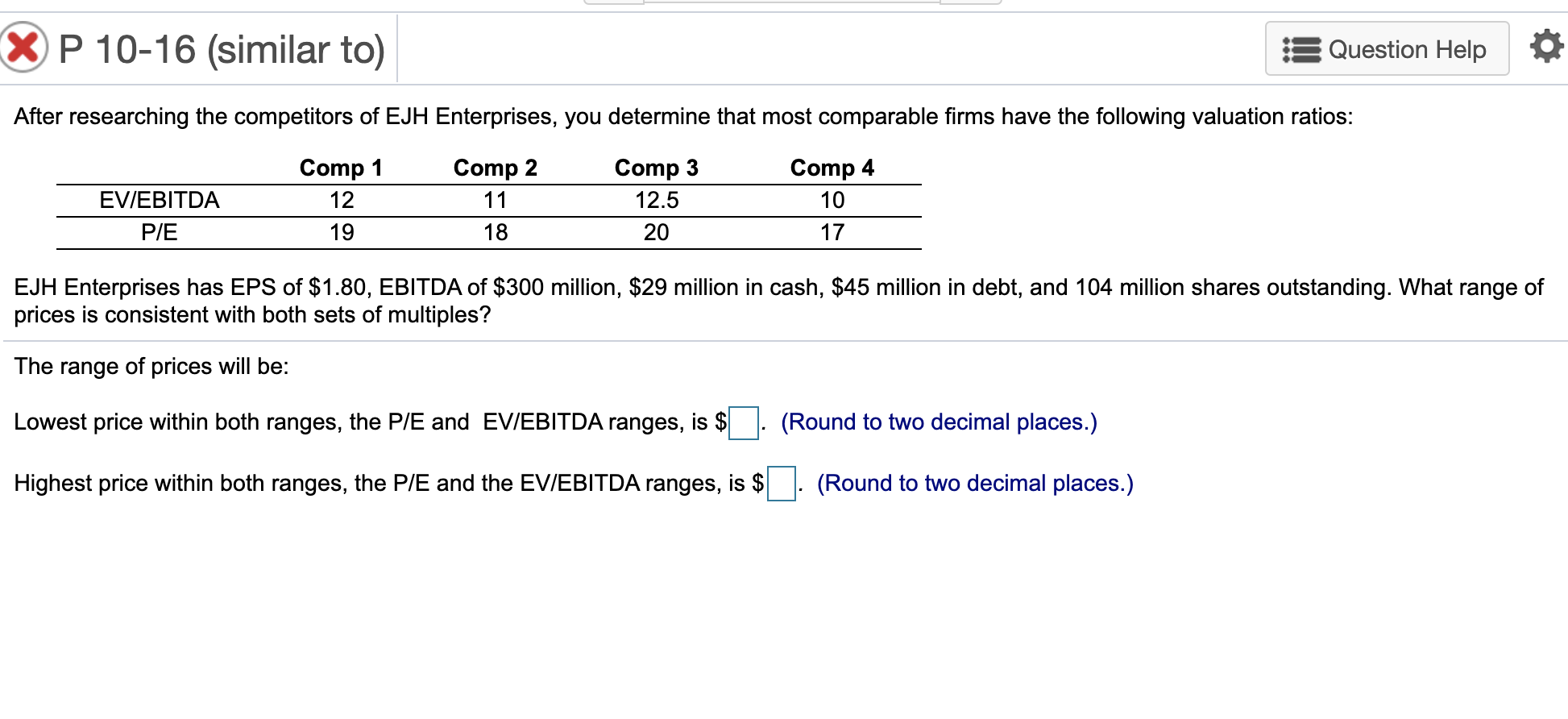 Answer should look like the "thats incorrect image" but different numbers X