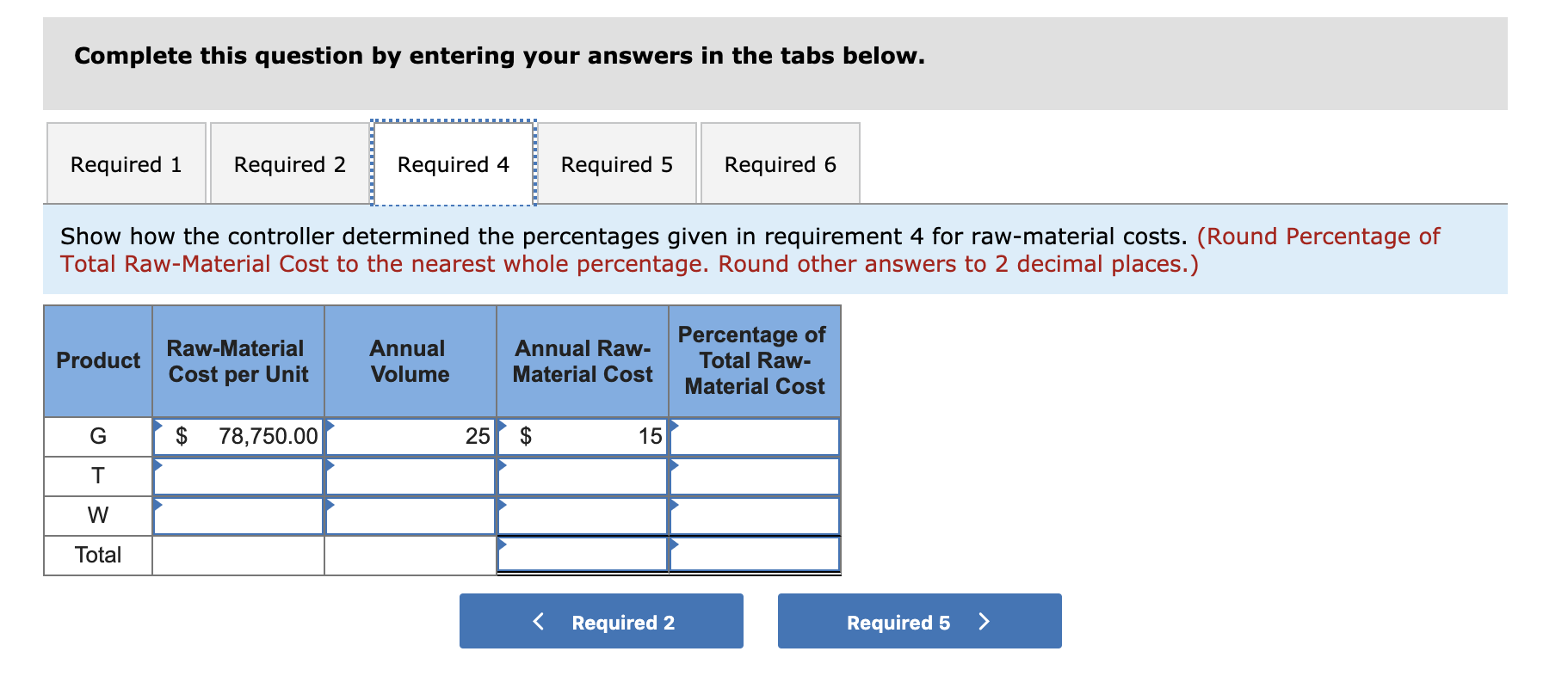 Gismos (product G): annual sales, 8,000 units Thingamajigs (product T ): annual