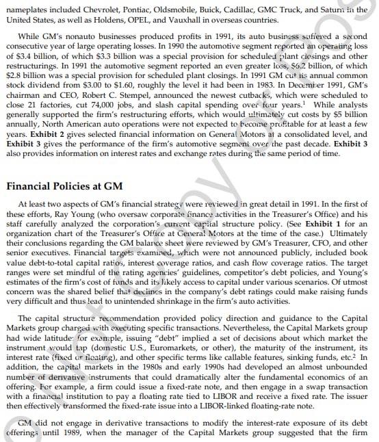 in the pictureLiability Management at General Motors 1. How has GM measured