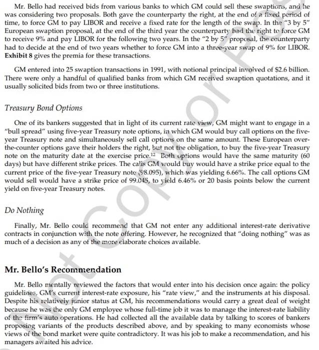 (listed in Exhibit 7.) How do they work, and how would they