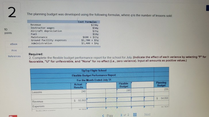 Flight School offers flying lessons at a small municipal airport the school's