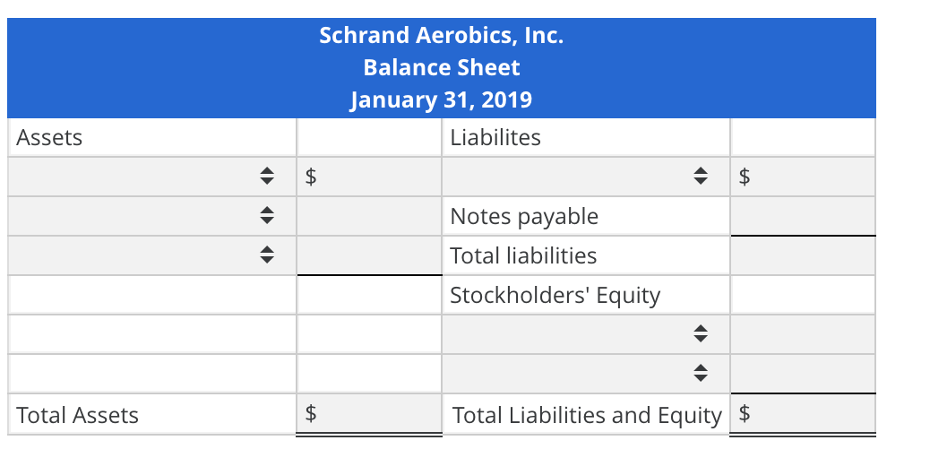 Statements Schrand Aerobics, Inc., rents studio space (including a sound system) and