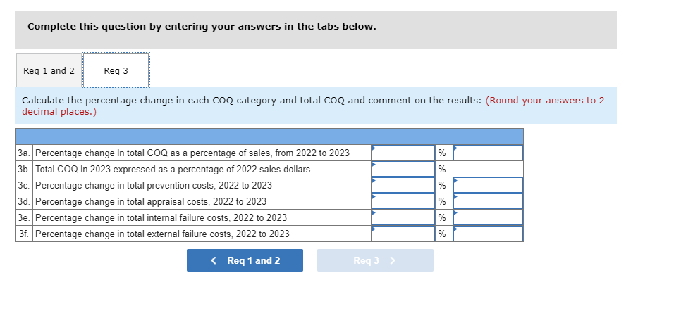maintenance companies. The following table contains financial information pertaining to cost of