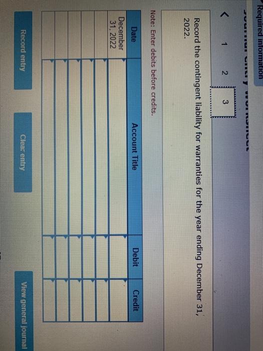 appliance sales in 2021 are $1,600,000, and Lindy estimates future warranty costs