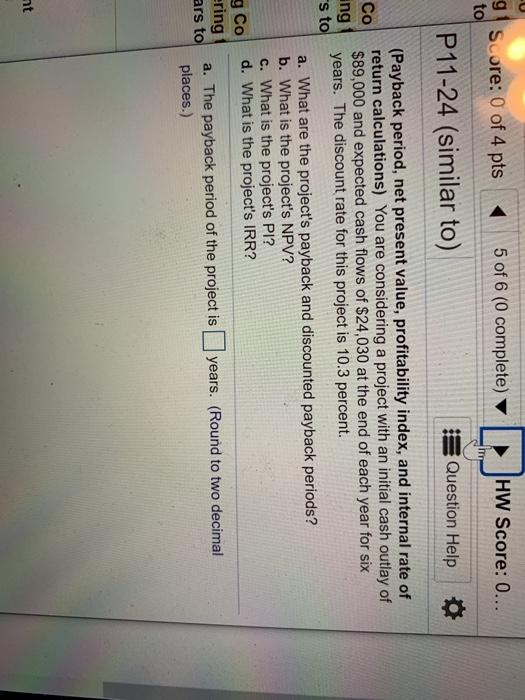 i need help with A, B, C, and D please g Score: