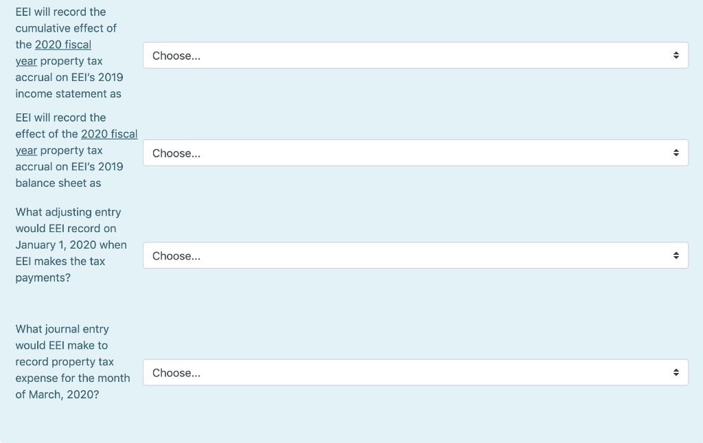 ccounting period runs from January 1 to December 31 each year, but