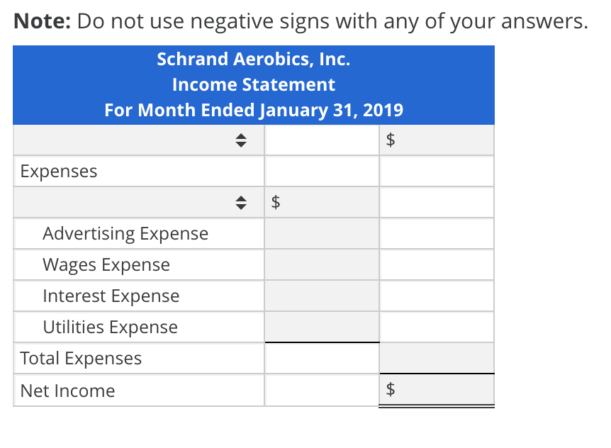 Statements Schrand Aerobics, Inc., rents studio space (including a sound system) and