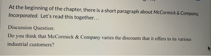 Help Please 2 Paragraphs At the beginning of the chapter, there is