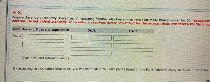 correct. Prepare the entry on June 1. (Credit account titles are automatically