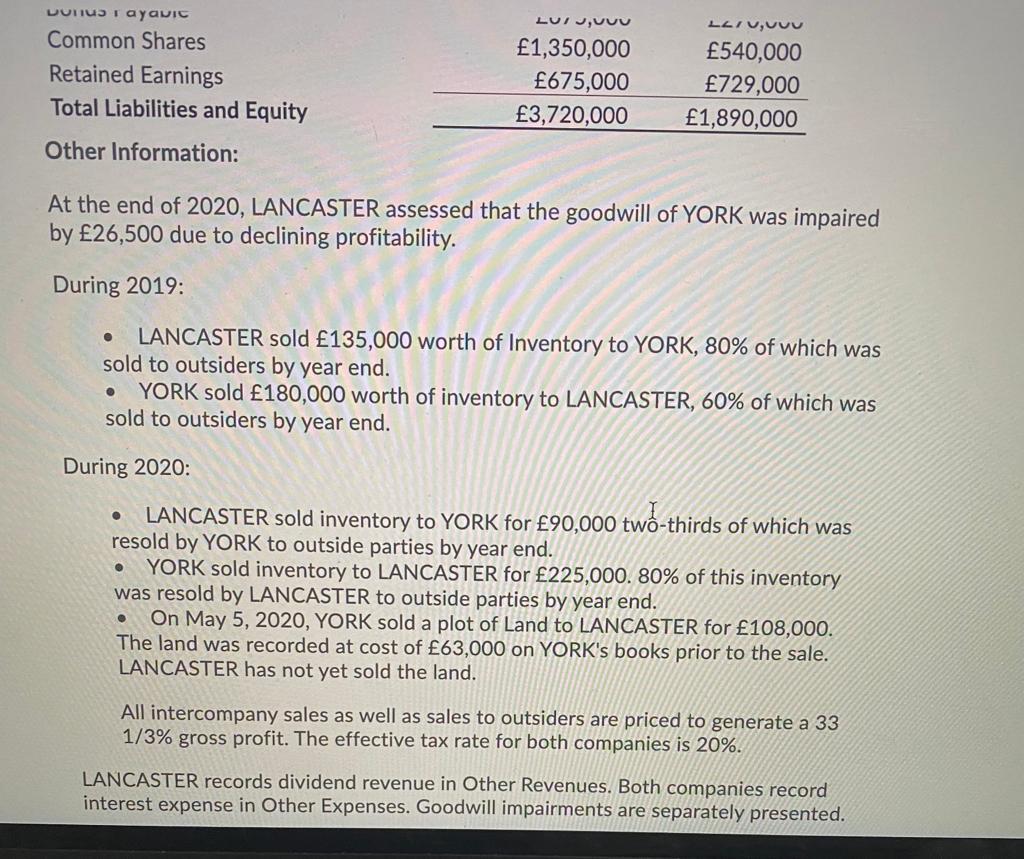 750,000 on January 2, 2018. On that date, YORK PLC's Common Shares