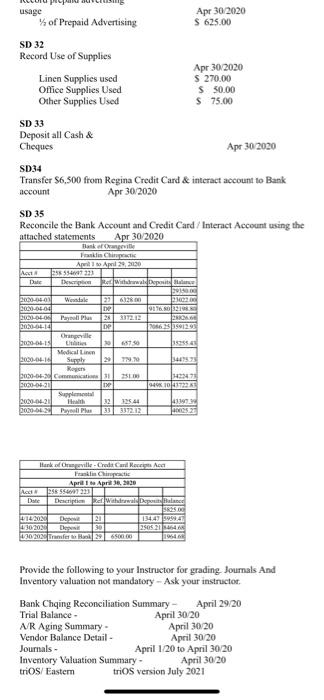 non chiropractic related items and services (massages & table rent). They are