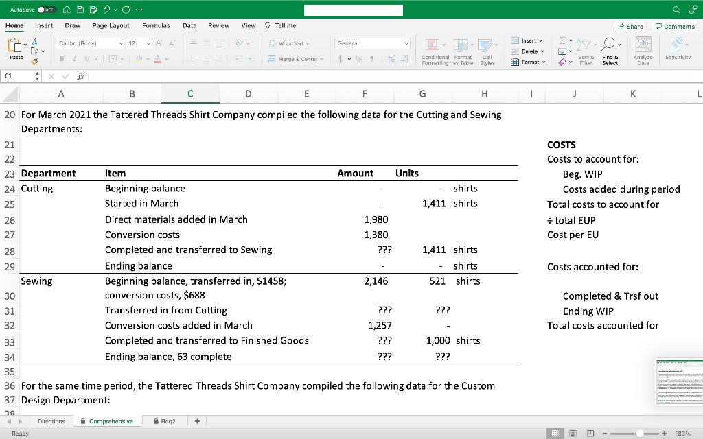 OF A APO... Home Insert Draw Page Layout Formulas Data Review View