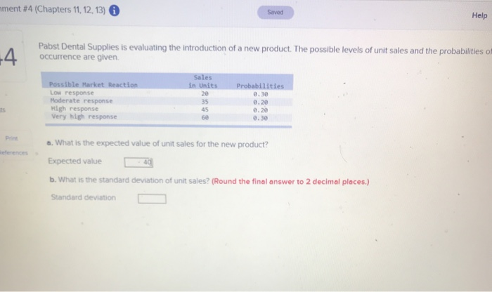  mment #4 (Chapters 11, 12, 13) Saved Help 4 Pabst Dental