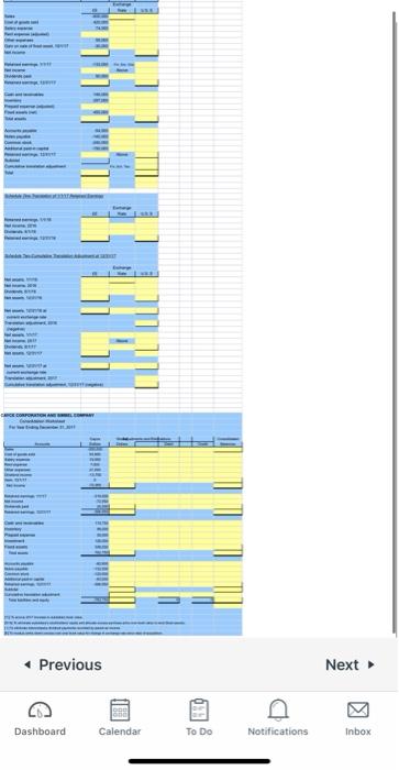 Previous Next Dashboard Calendar To Do Notifications Inbox
